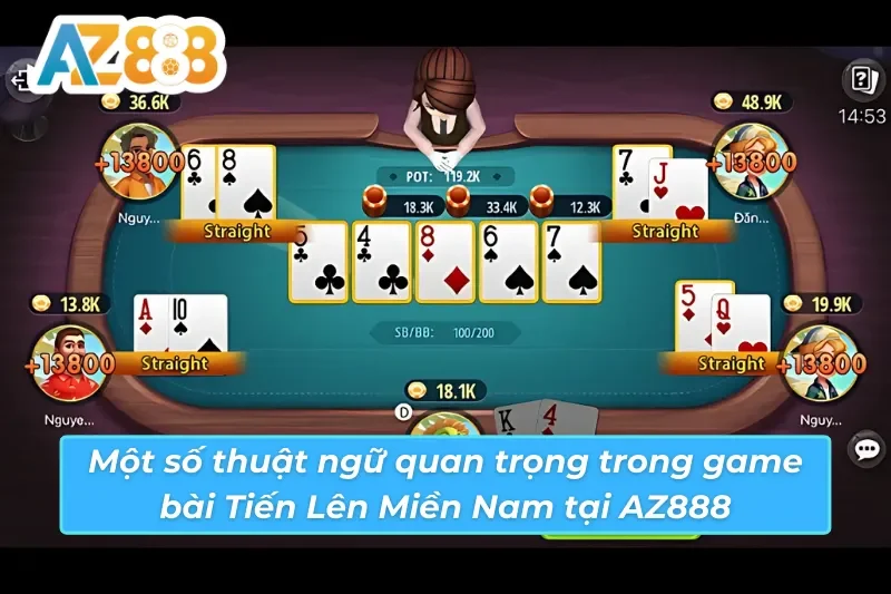 Một số thuật ngữ trong game bài Tiến Lên Miền Nam tại AZ888